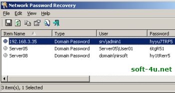 Network Password Recovery 