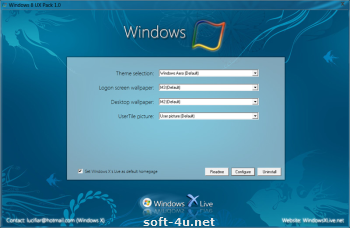 Интерфейс Windows 8 для Windows7: Windows 8 UX Pack